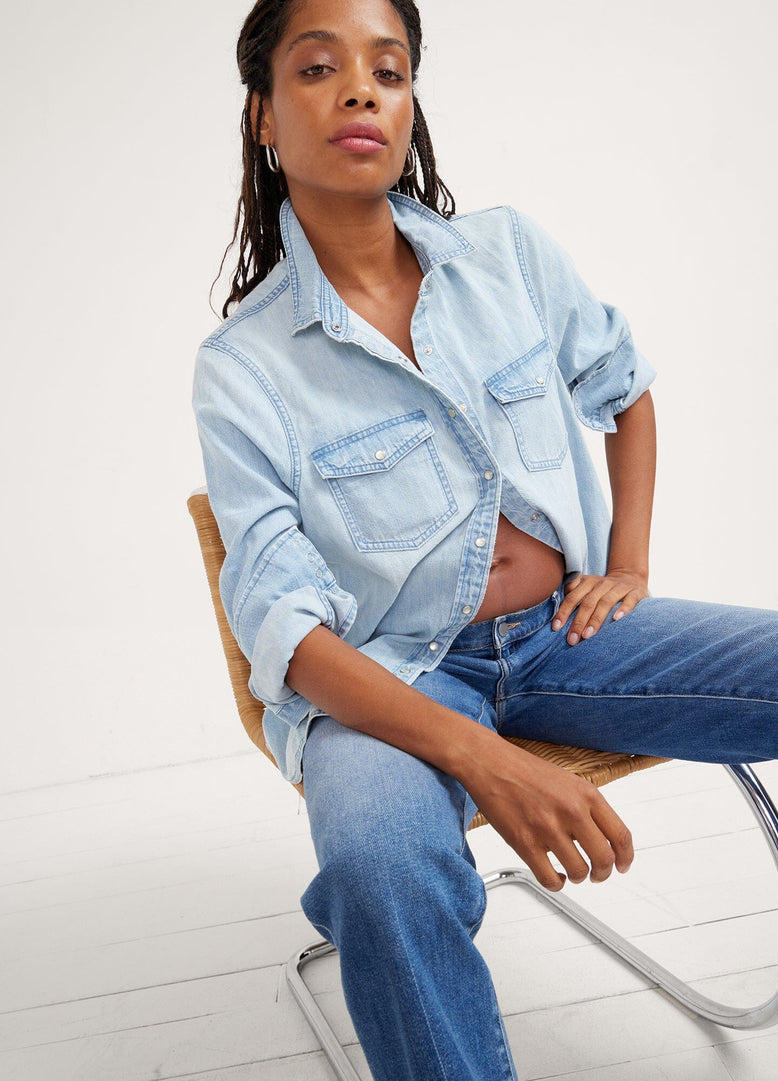 The Denim Maternity Shirt